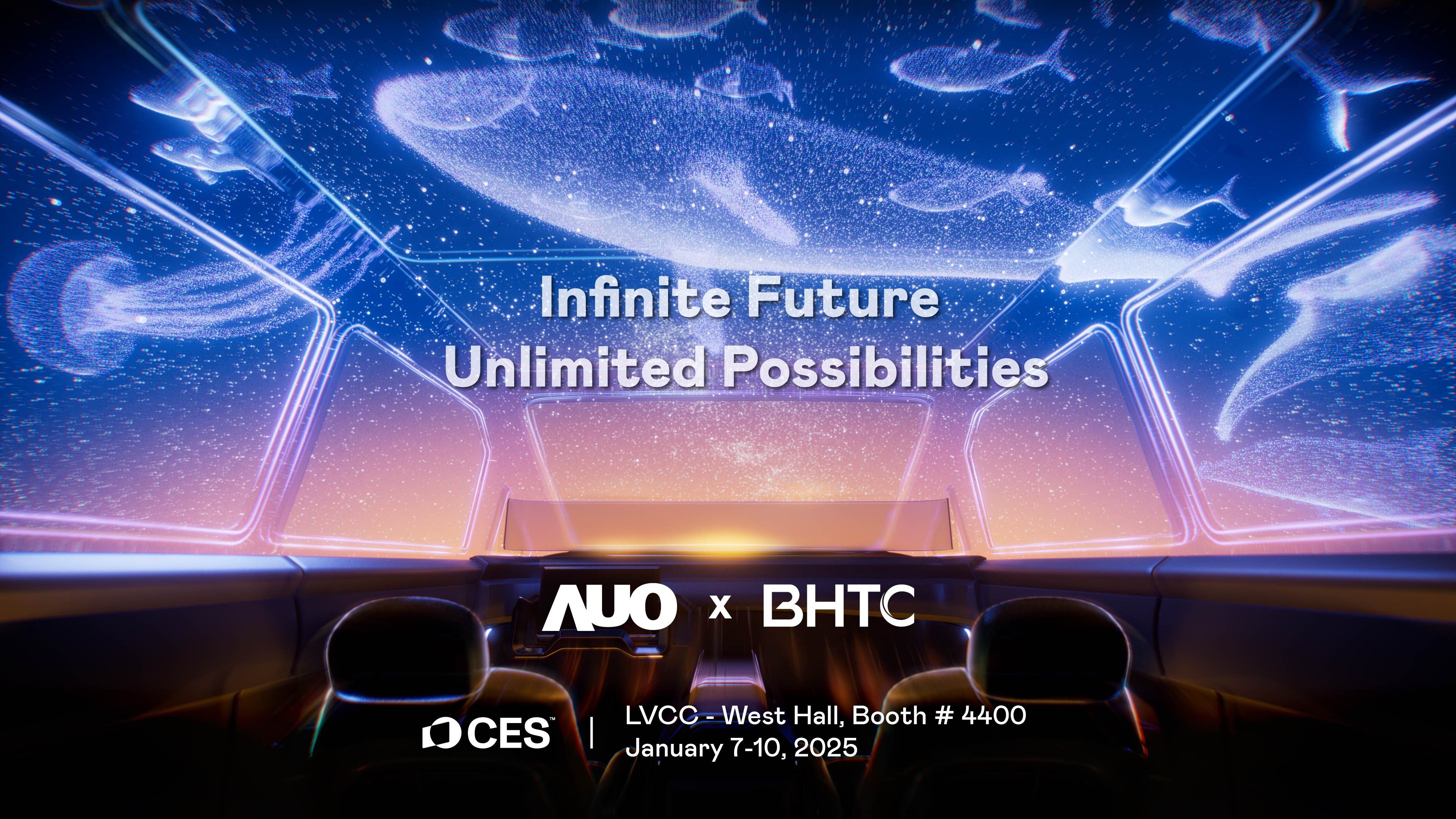 8868体育以Infinite Future, Unlimited Possibilies为主题，联合BHTC于CES 2025扩大规模展出