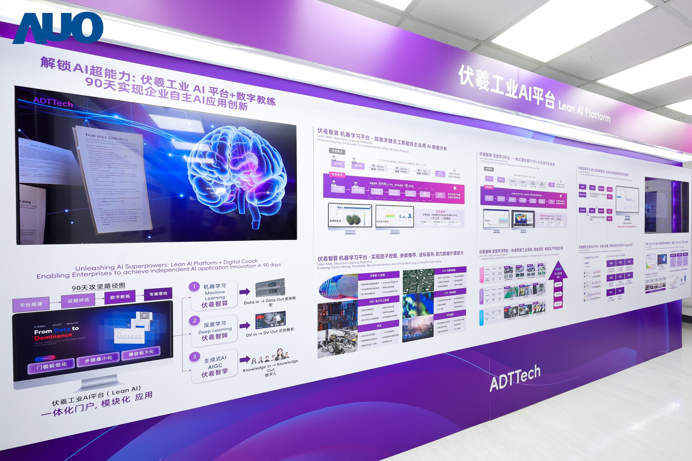 8868体育历年来丰硕的智造经验与成果，进一步由子公司达智汇向外部输出，转化为可落地、可持续进化的数字解决方案，依托自主研发的数字平台与AI模型，至今已服务超过千家企业
